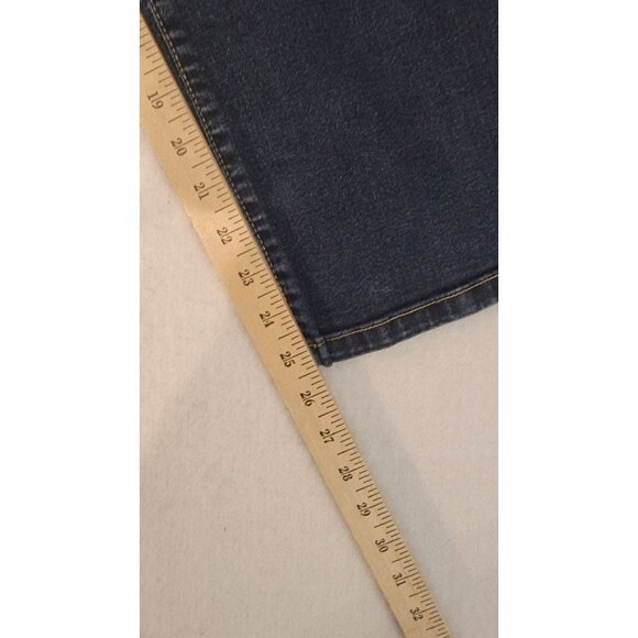 Woolworths Classic Collection cropped wide leg womens denim jeans size 14 - Picture 11 of 12